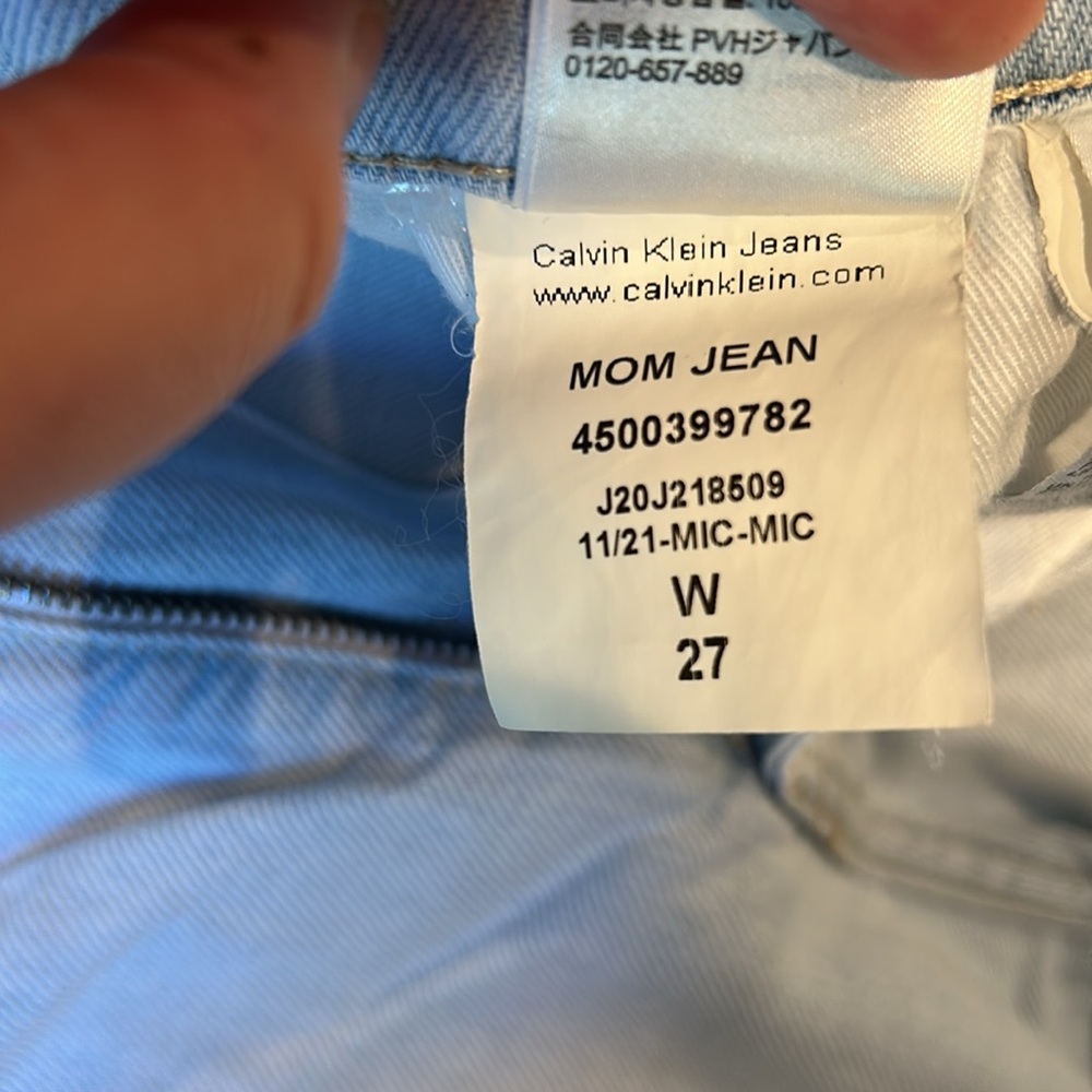 Calvin Klein MOM Jeans y. - Picture 7 of 7